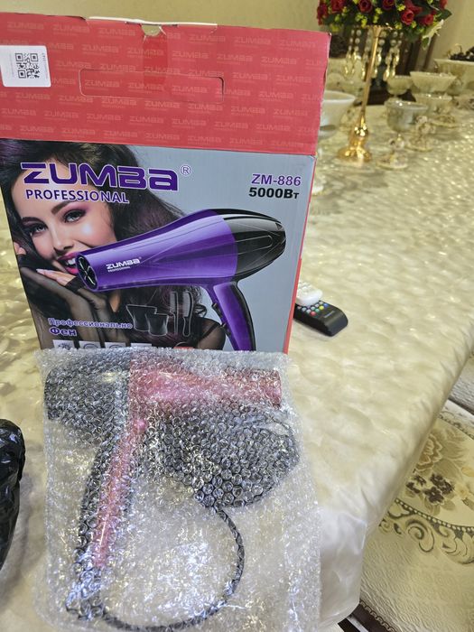 Zumba ZM-886 — Профессиональный фен для волос, 5000w