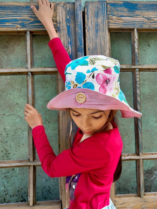 Palarie soare muselina