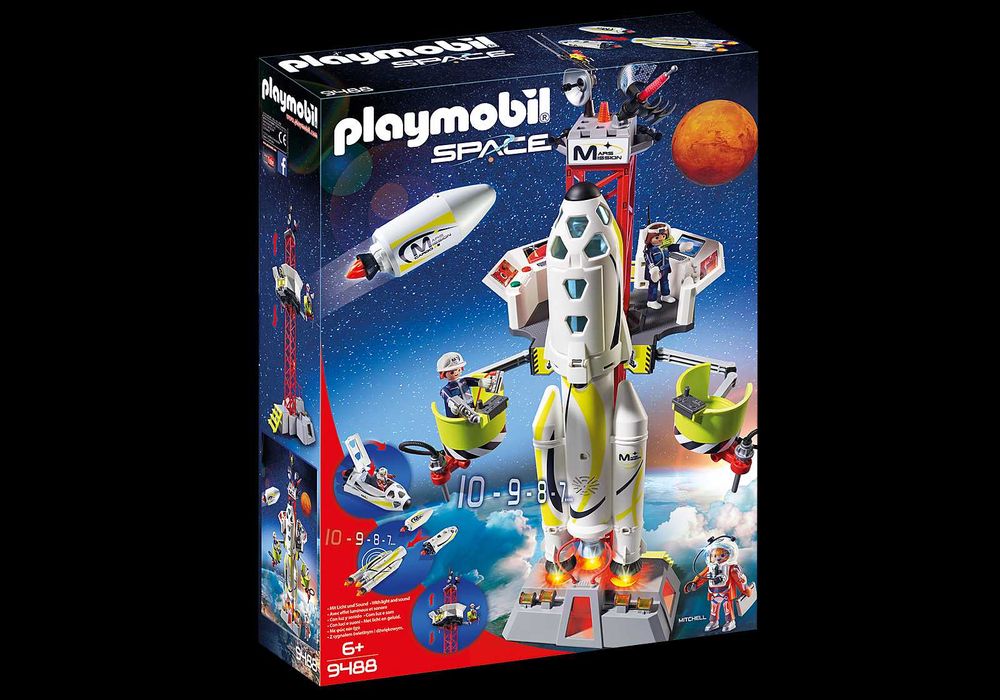 Racheta Marte cu staţie de lansare Playmobil 9488