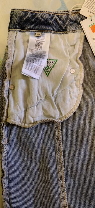 Пола GUESS къса дънкова