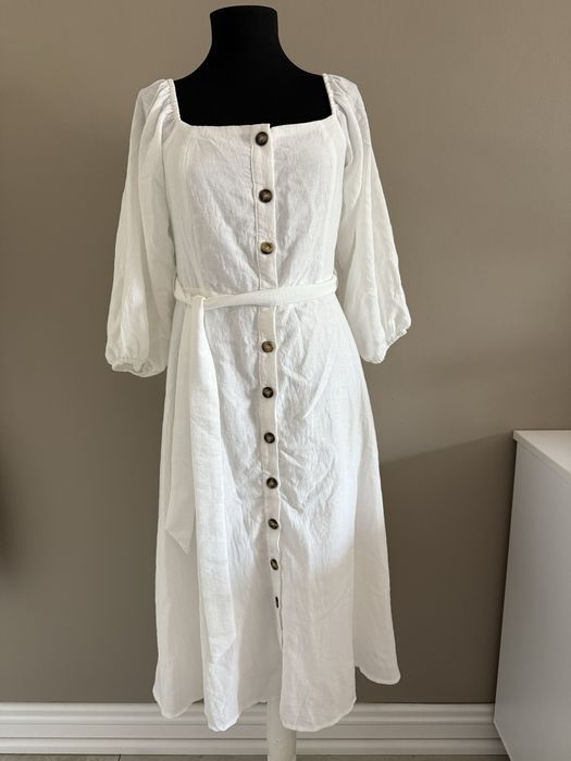 New Rochie alba dama marimea 34 Trendyol