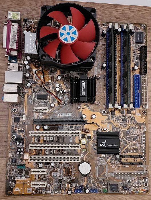 Материнская плата Asus P5GD1 (Старая но рабочая)