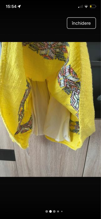 Rochita  fetite 2 ani grosuta superba, putin elastica cu dos, se calca , material calitate, brand ro.