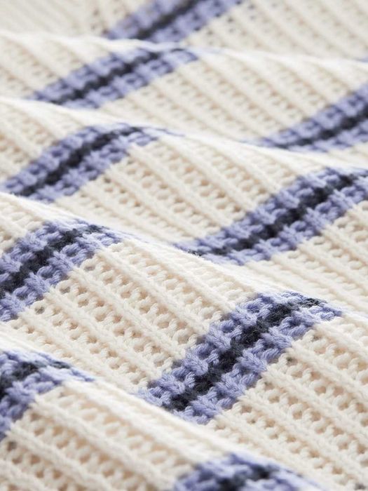 Бял пуловер Tom Tailor