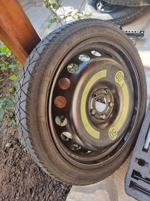Резервна гума патерица за Audi a4 B8 125/80/19