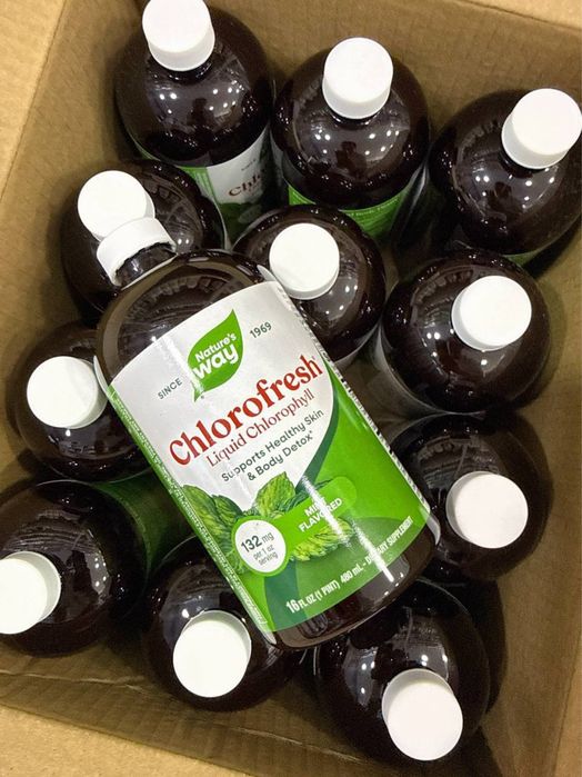 Nature's Way, Chlorofresh®, жидкий хлорофилл, мята, 480 мл
