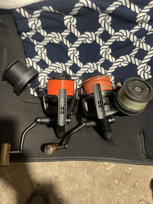 Fox EOS PRO 2 lansete + 2 mulinete okuma custom black cb-80