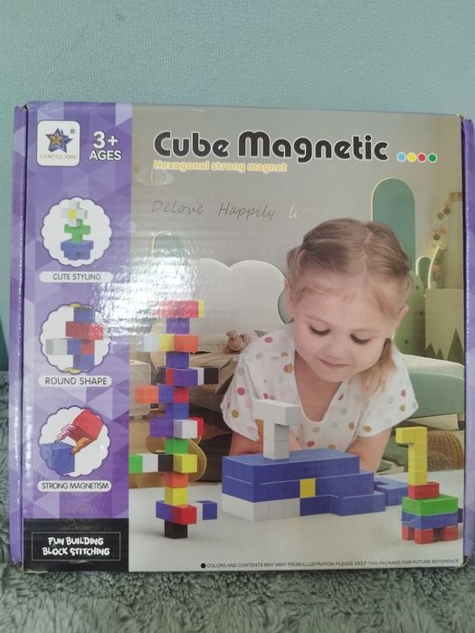 Магнитни цветни кубчета