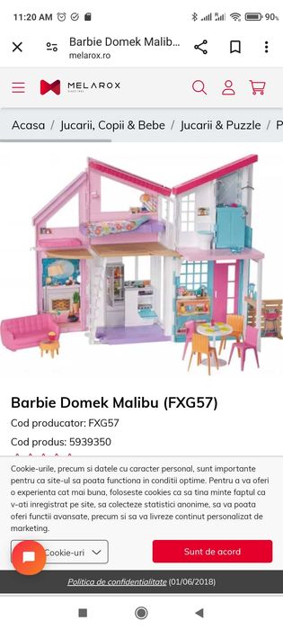 Set de joaca Barbie - Casa Malibu