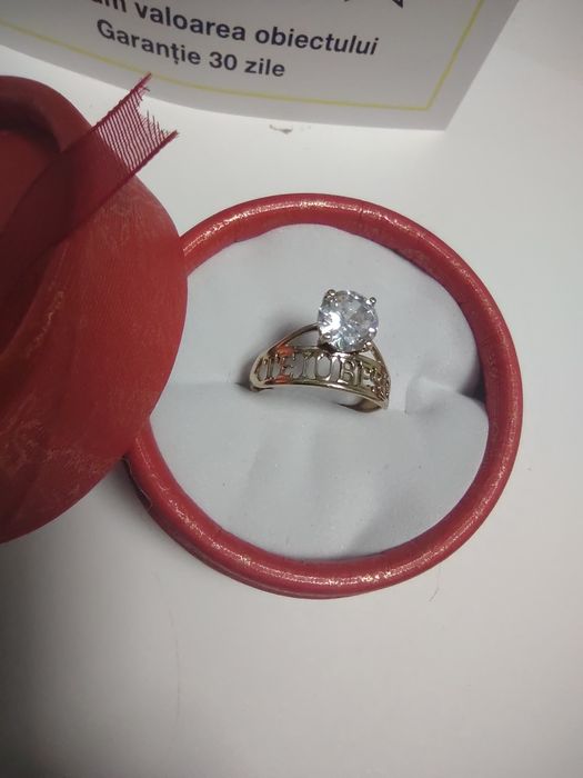 Inel aur 14k StarAmanet (efn)