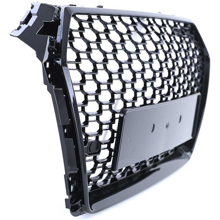 Решетка без емблема черен гланц Audi A4 B9 8W 15-19 г АУДИ А4 Б9