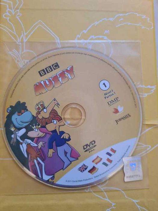 Set carti Muzzy invatare engleza franceza germana spaniola italiana 12 volume