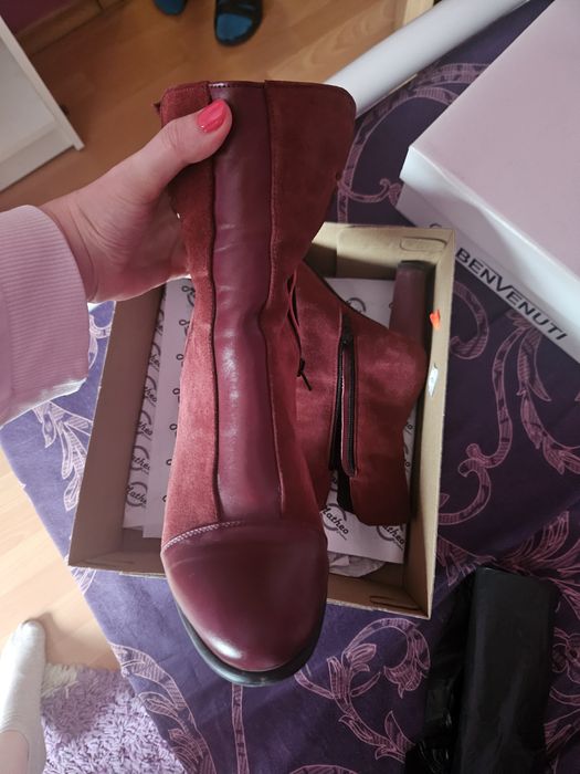 Cizme piele intoarsa