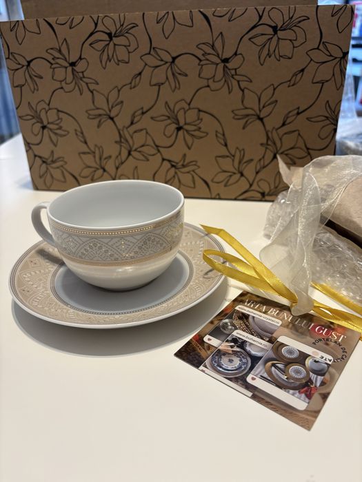 Serviciu cesti de cafea portelan (Bohemia)