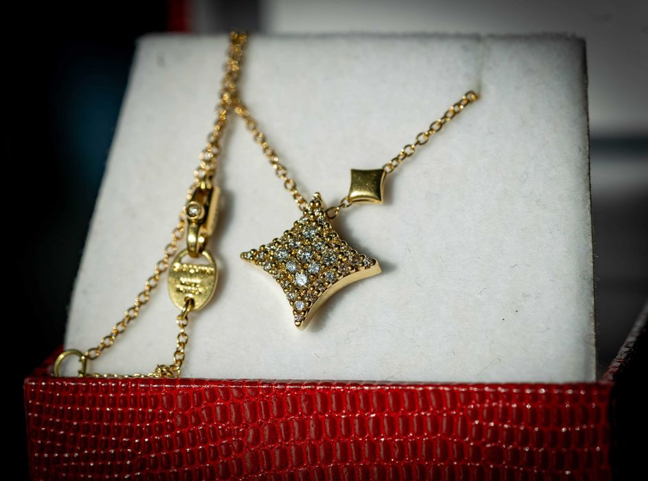 lant pandant diamante 18k Salvini certificat