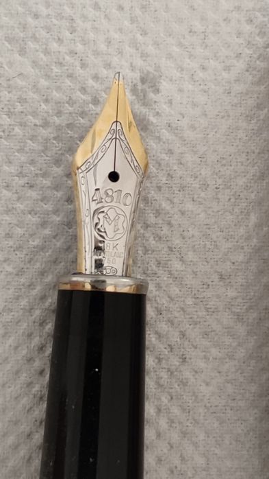 Stilou Montblanc din argint 925 peniță aut