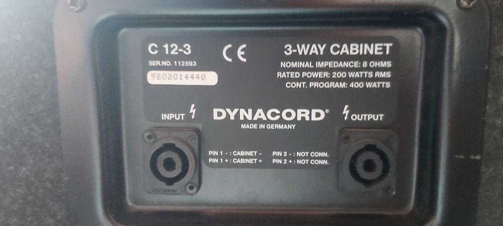 Vând boxe mixer și amplificator Dynacord