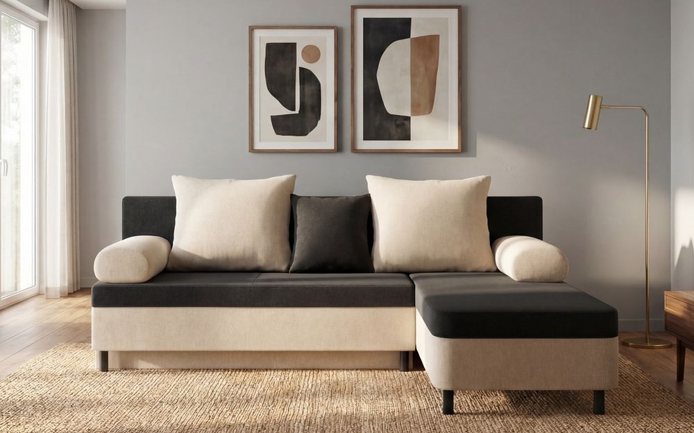 Разтегателен ъглов диван