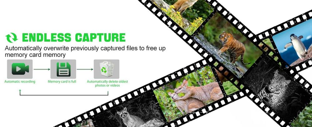 Ловна камера Coolifepro WiFi Bluetooth с приложение, 48MP + КАРТА 32GB