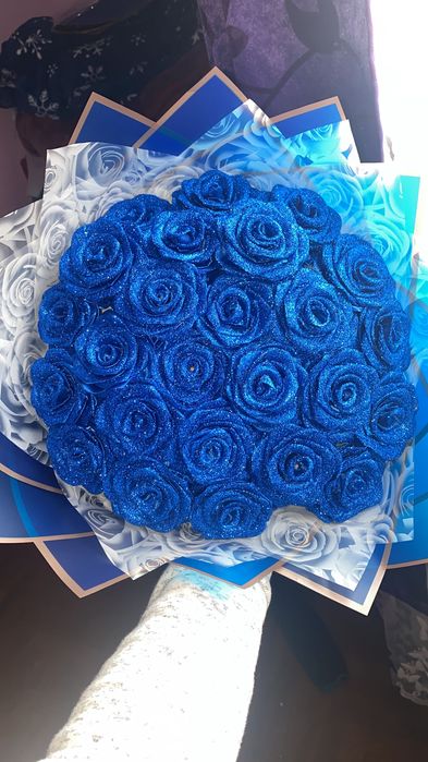 Flori din satin handemade