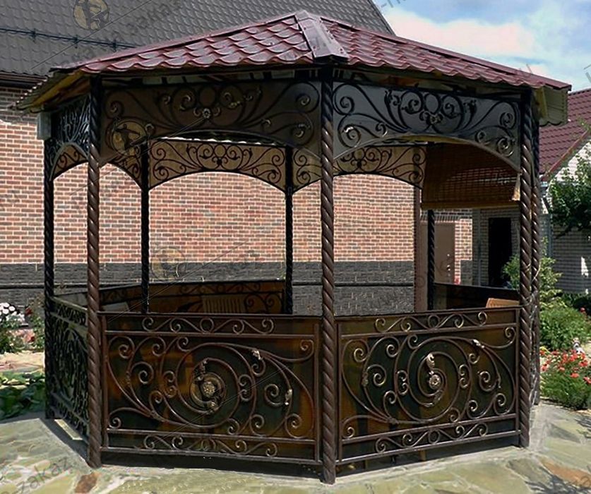 Решётка, навес, перила, кованные изделия