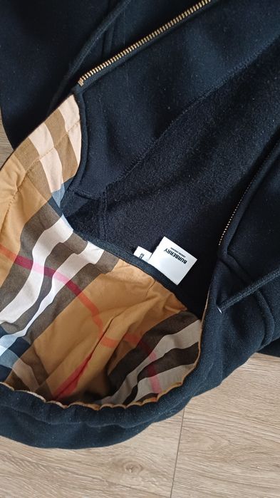 Burberry zip hoodie m