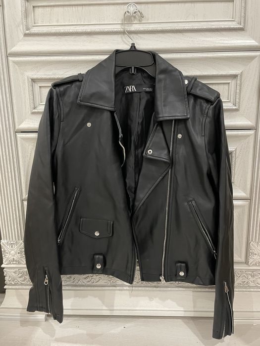 Куртка кожаная ZARA