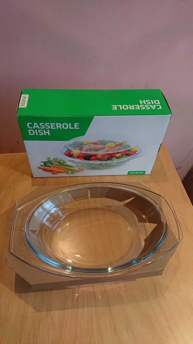 Vas termorezistent cu capac 33x21x14 Vivess