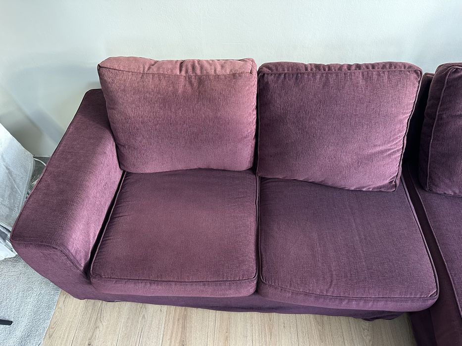 ъглов диван с лежанка