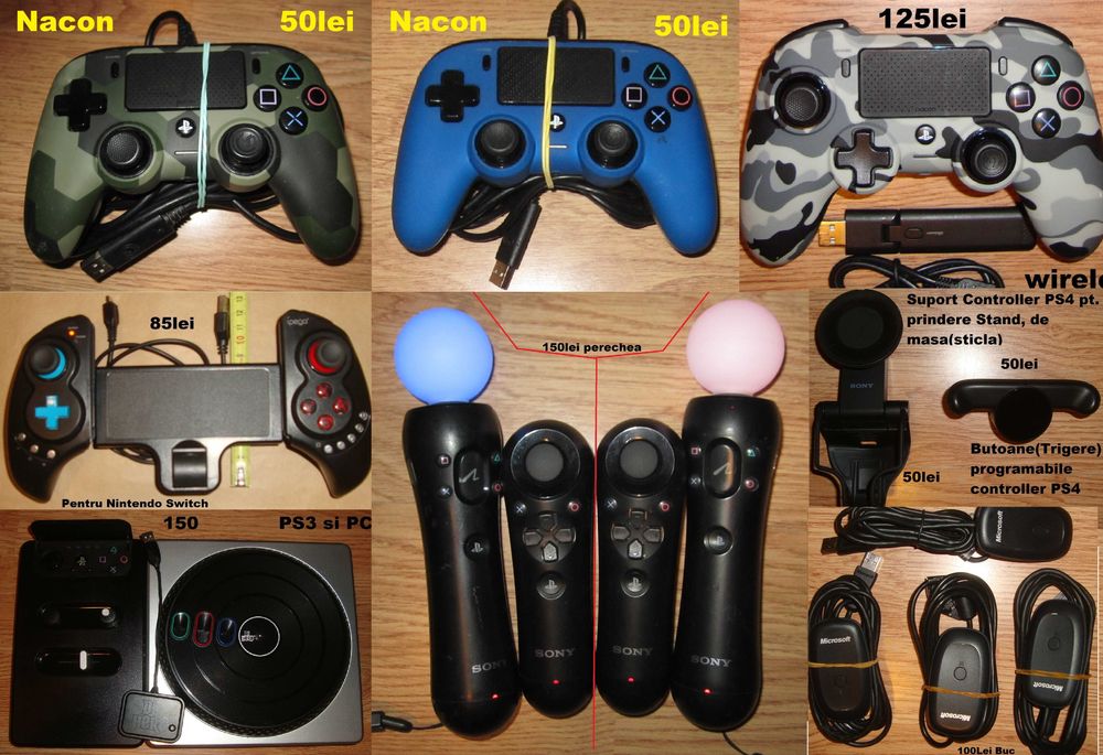 Controller XBox 360 One PS4 PS3 PS5 Nintendo Switch PC