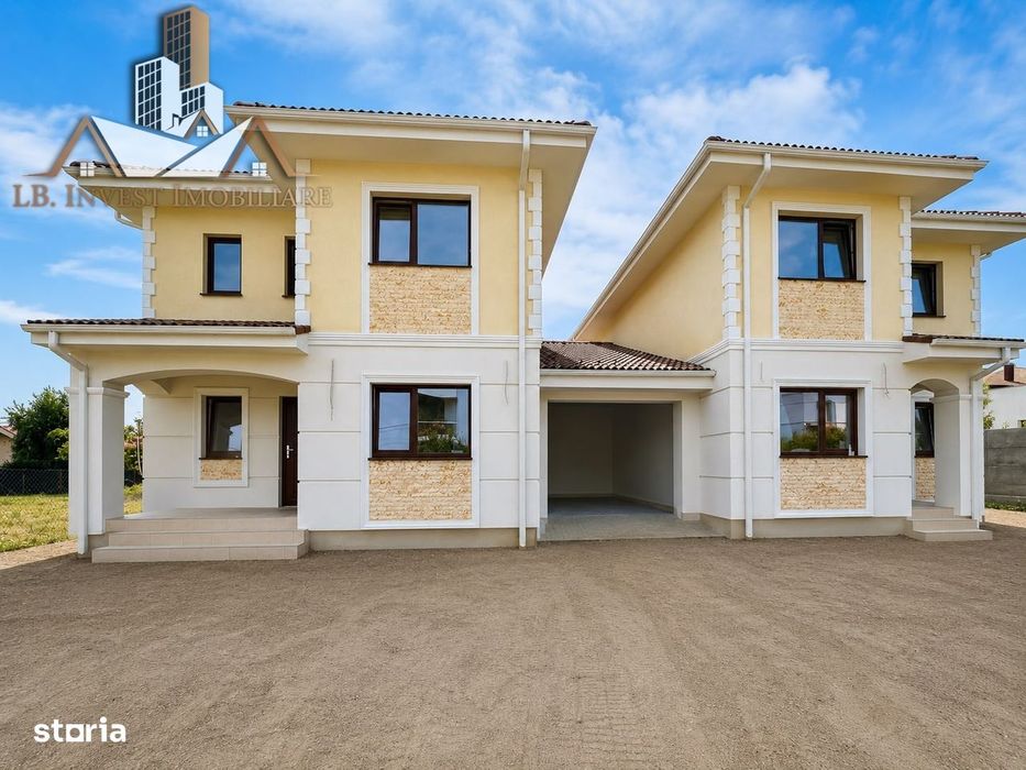 Duplex modern de vânzare în Dumbrăvița -separat prin garaj - 4 camere