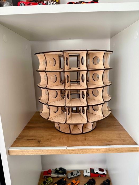 2 x Suport de mașinuțe 1:64 – Hot Wheels, Matchbox, Bburago 60 locuri