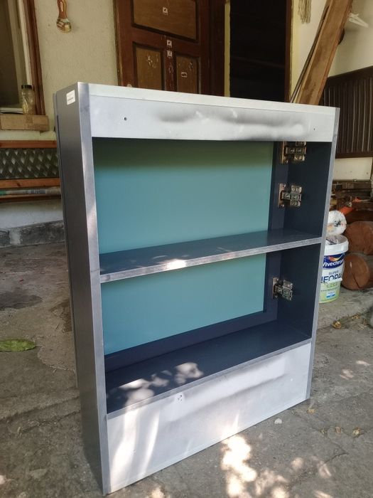 Горен шкаф за баня,чёрен.