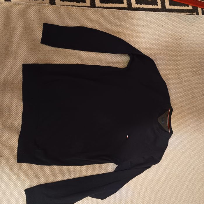 Pulover Tommy Hilfiger bumbac și matase