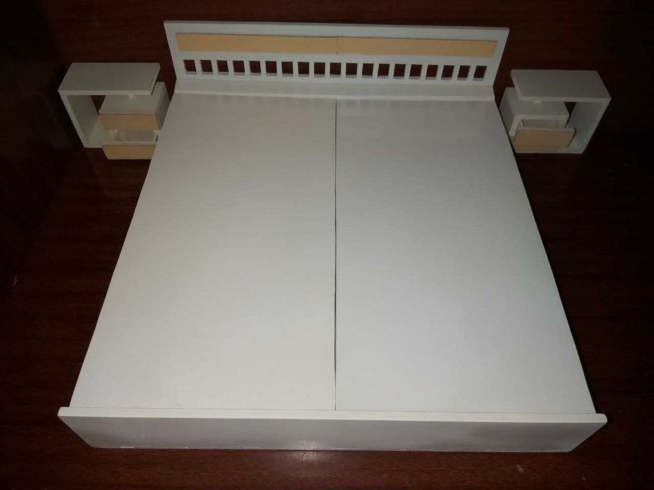 Дизайнерский эксклюзивный кукольный спальный гарнитур для Барби