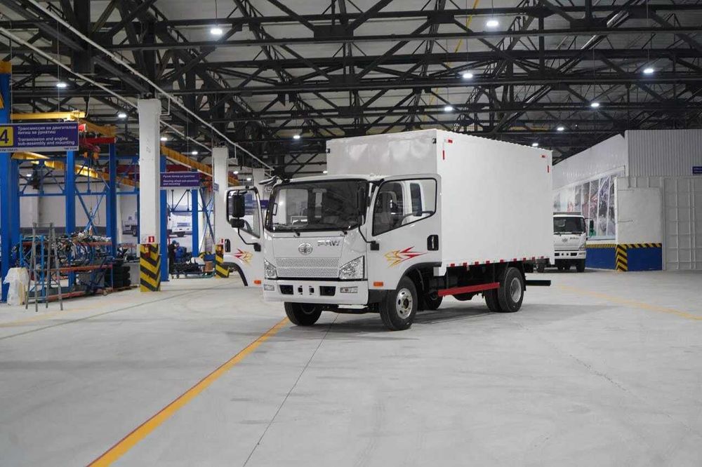 Автофургон цельнометаллический FAW Tiger V, (24,6 м³)