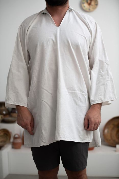 Cămașă populară bărbătească/ie/costum traditional/cusut manual