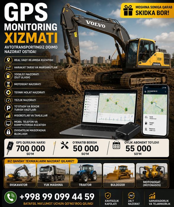 Gps monitoring hizmati
