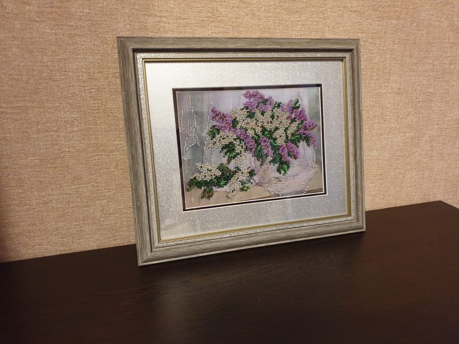 Картина вышитая бисером