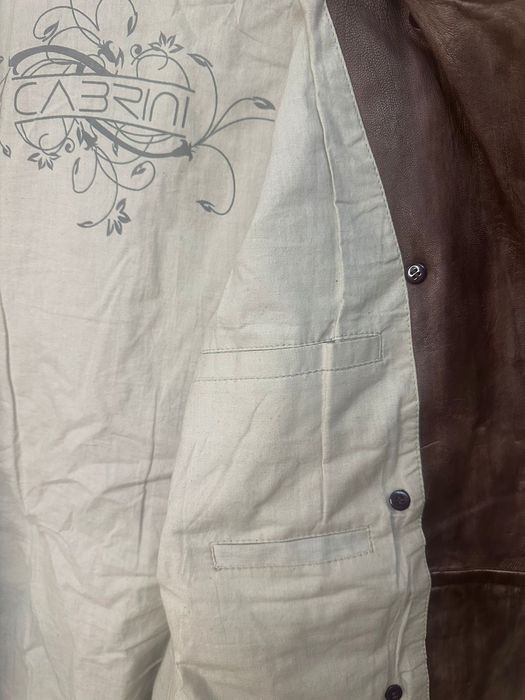 Плащ/ Тренч кожаный