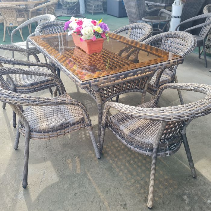 Плетёная мебель искусственная ротанга 2