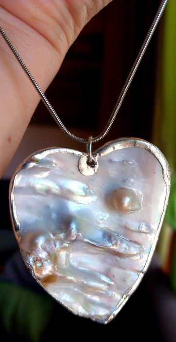 Колие сърце, обеци злато, гривна перла тюркоаз сребро седеф ахат корал