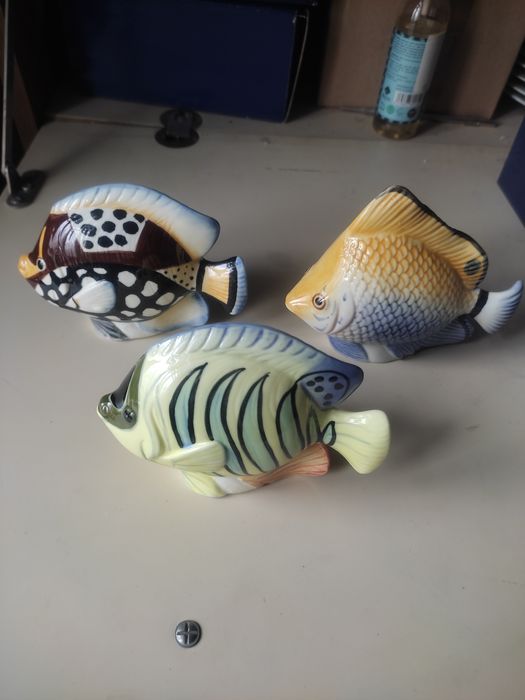 Фарфоровые статуэтки Рыбки набор 3 шт.