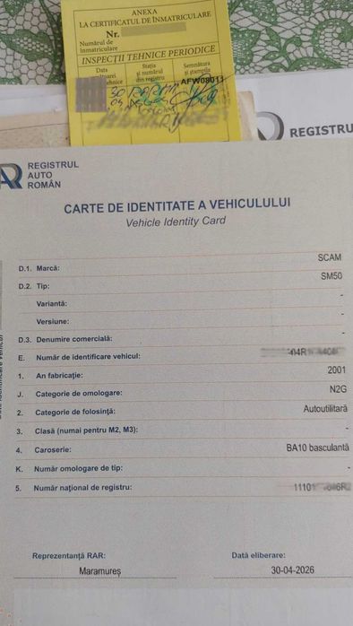 Furgoneta basculabila Iveco Daily - Scam 4 x 4