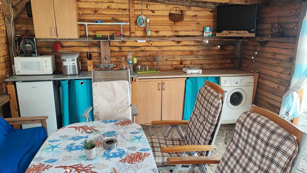 Каравани под наем с изглед „Морска приказка“ – къмпинг Градина Кайт