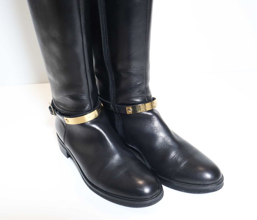 Cizme lungi  negre riding EVA MINGE - EM-21-10-001300 101 marimea 38