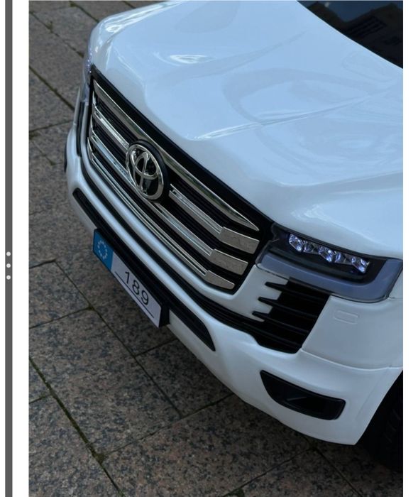 Электромобиль белый детские машины