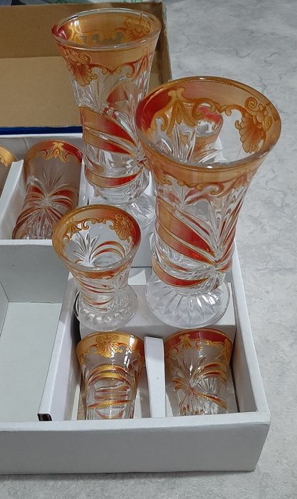 Бокалы, Кесе, набор бокалы и стопки.