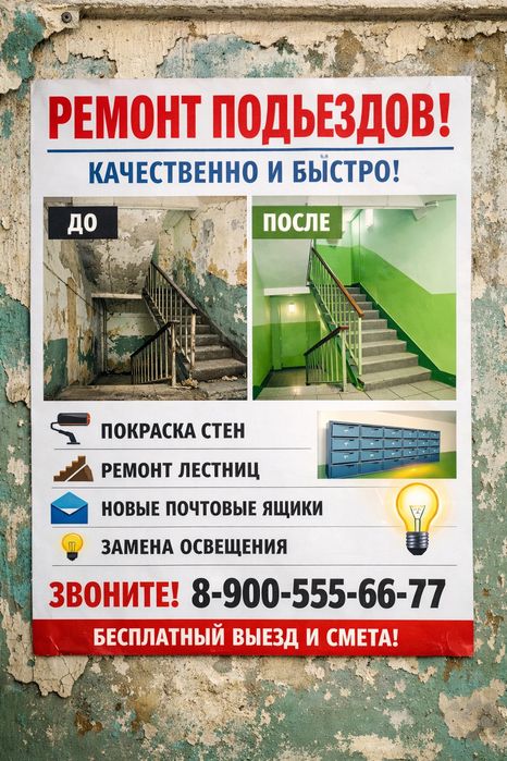 Ремонт подъездов