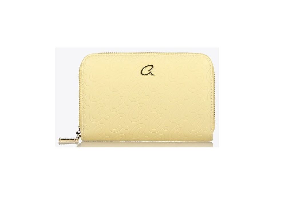 Бледожълт портфейл Axel